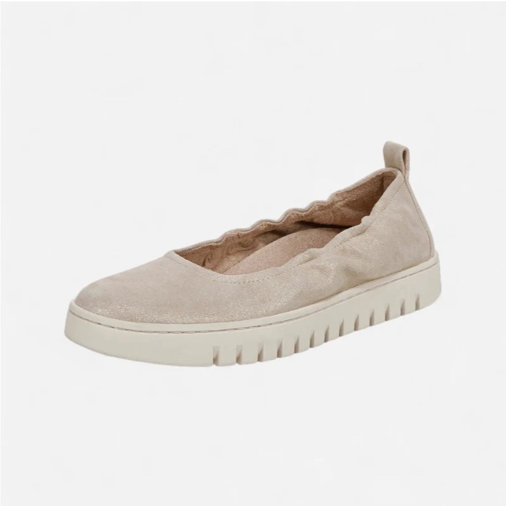 NEW VIONIC UPTOWN BALLET SLIP ON FLATS IN GOLD 8.5